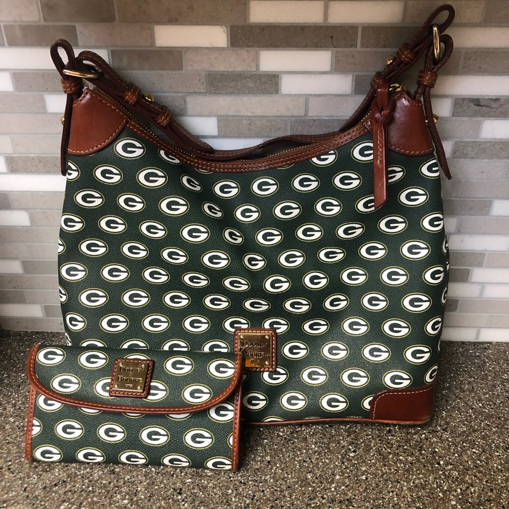D&B Green Bay Packers purse and wallet combo